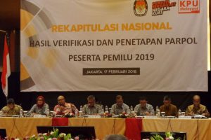 14 Parpol Lolos Pemilu 2019, PBB dan PKPI Gagal