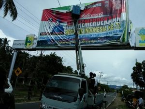 Jalinbar Tanggamus Bersih dari Atribut Kampanye