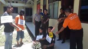 Polres Tanggamus Gelar Rekonstruksi Kasus Curas dan Perkosaan