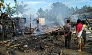 Rumah dan Kendaraan Bermotor di Way Kanan Ludes Dilalap Api