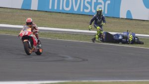 Arogan, Marquez Bikin Rossi Jatuh di GP Argentina