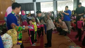 Meriahnya Lomba Mewarnai di Way Kanan