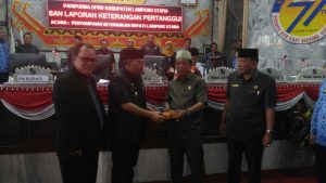 DPRD Lampura Gelar Paripurna LKPJ Bupati