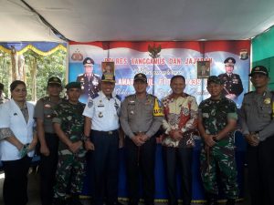 Kapolres, Dandim, Sekda Tanggamus Cek Posko Mudik