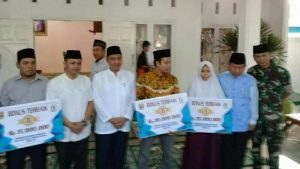 Pemkab  Tanggamus, Safari Ramadhan Hari ke-21 Bagikan Dana Pembinaan MTQ