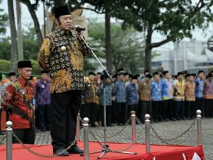 Pemkab Lampung Selatan Gelar Halal Bihalal di Hari Pertama Masuk Kerja