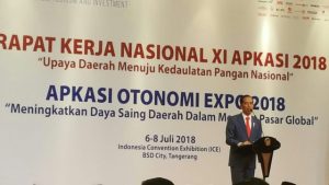 Jokowi di Rakernas Apkasi XI, Pemkab Harus Siap Hadapi Era Digital