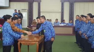 Pemprov Lampung Tanda Tangani MOU E-Planning dan E-Budgeting Dengan Kabupaten/Kota