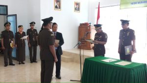 Alih Tugas Kasipidum Kejari Lampung Utara
