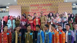 Dua Pasang Muli Mekhanai Tanggamus Ikuti Lomba Muli Mekhanai Provinsi Lampung 2018.