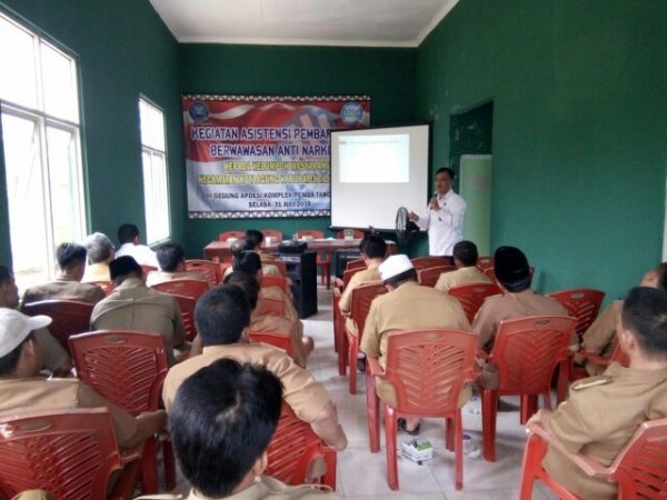 BNN Tanggamus Asistensi Pembangunan Berwawasan Anti Narkoba