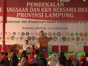 Pembekalan KKN Kebangsaan di LANAL Lampung