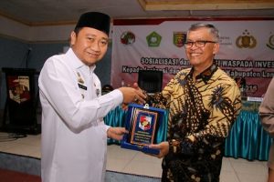 Bupati Lampung Utara Buka Sosialisasi Waspada Investasi