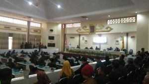 Rapat Paripurna Penyampaian Raperda Kabupaten Tanggamus