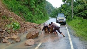 Polres Tanggamus Pantau dan Identifikasi Wilayah Rawan Longsor