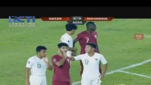 Hujan Gol, Indonesia Takluk dari Qatar 5-6