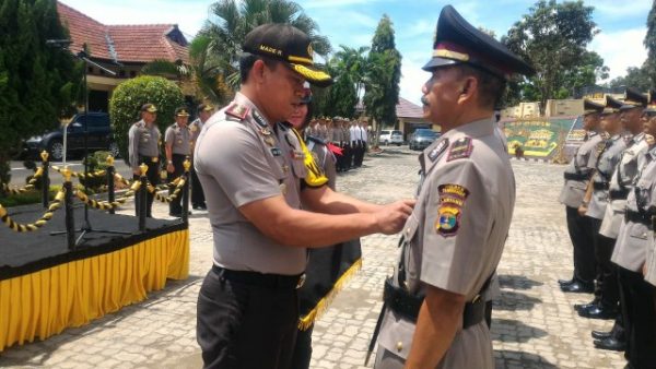 Kapolres Tanggamus Pimpin Serah Terima Jabatan