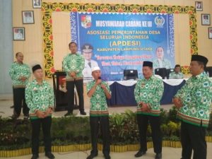 Edwar Syahputra Terpilih Ketua Apdesi Lampung Utara