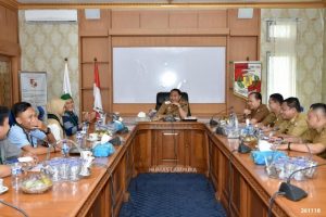 HMI Kotabumi Audiensi ke Bupati Lampung Utara