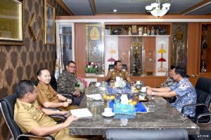 KPU dan Bupati Lampung Utara Rakor Pilpres-Pileg 2019