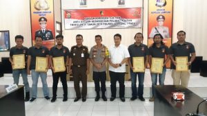 Polres Lampura Rakor Criminal Justice System