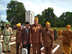 Veteran Lampung Utara Gelar Upacara HUT 62