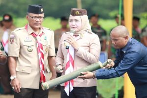 Hj Winarti, Jadikan Anggota Pramuka Garda Terdepan Pembentukan Karakter