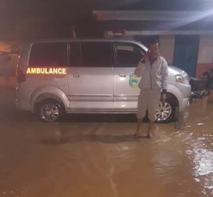 Tanggul Jebol, Banjir Bandang Landa Kawasan Bandar Negeri Semuong Tanggamus