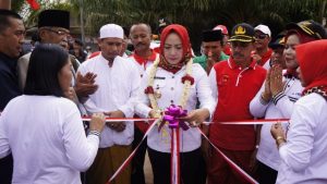 Jelang HUT Ke-22 Tulangbawang, Bupati Winarti Kunker dan Baksos Di Dente Teladas