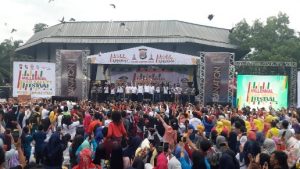 Perhelatan Millenial Road Safely Festival Polres Lampura