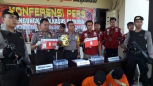 Polres Lampura Gulung Pasutri Pemilik Sabu Senilai 1 Miliar Lebih