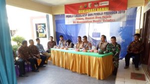 Deklarasi Pemilu Damai di Polsek Dente Teladas, Kapolsek : Beda Pilihan Itu Biasa