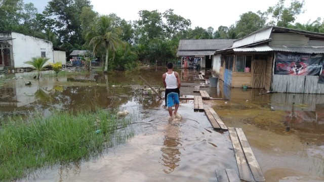 Dua Pekan Kampung Dutayoso Mulyo, Terendam Banjir