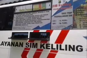 Polres Tanggamus Layani SIM Keliling warga Pringsewu