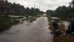 Banjir di Kabupaten Tulangbawang Makin Meluas