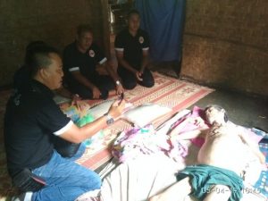 Komunitas Jumat Berkah Kotabumi Bantu Penderita Tumor Ganas