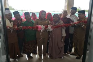 Masjid Darussalam Penawartama Senilai Rp1,4 Miliar Diresmikan Bupati Tulangbawang