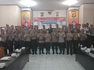 Itwasum Cek Operasional Mantap Brata di Polres Lampura