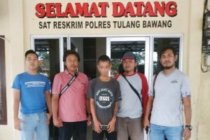 Tekab 308 Polres Tulangbawang Tangkap Pelaku Penganiayaan  di Lapo Tuak