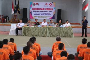 Mappilu, KPU, Bawaslu dan LP Kotaagung Sosialisasi Pemilu Bagi Waga Binaan