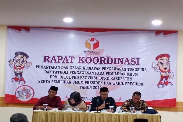 Perkuat Pengawasan Pemilu, Bawaslu Tulang Bawang Gelar Rapat Koordinasi