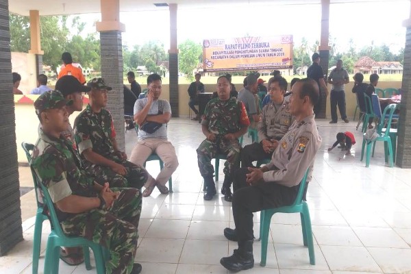 Kabag Ops. Polres Tulangbawang: Baru  8 PPK Yang Selesai Rapat Pleno Rekapitulasi