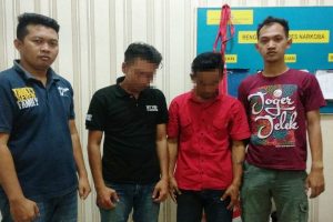 Pesta Narkoba, Oknum Wartawan dan 1 Warga Banjar Agung Ditangkap Polisi