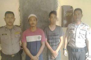 Dua Pelaku Curanmor di Pasar Malam Ditangkap Polsek Tulangbawang Tengah