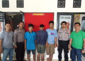 Tiga Orang Spesialis Curat Ditangkap Polsek Tumijajar