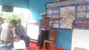Kapolres Cek Pos Pengamanan dan Pelayanan Arus Lebaran 2019