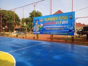 30 Tim Siap Raih Prestasi di Futsal Kapolres Cup Lampura 2019