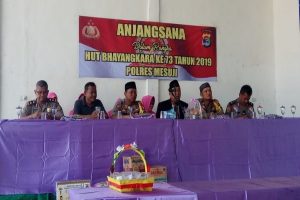 Memperingati Bhayangkara ke 73 tahun, Polres Mesuji Kunjungi Pondok Pesantren