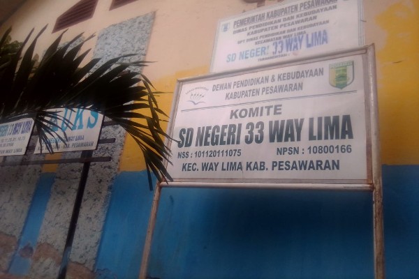 SD Negeri 33 Margodadi Kabupaten Pesawaran, Hanya 3 Lokal Untuk 6 Kelas