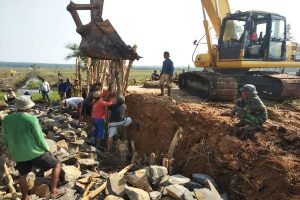 Pelaksanaan Pra TMMD ke-105 Tahun 2019 di Kampung Bedarou Indah, Manggala Timur,  Tulangbawang